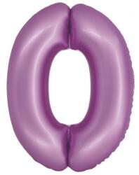  Levendula 0-ás Lavender Mat szám fólia lufi 76 cm (MLG157871)