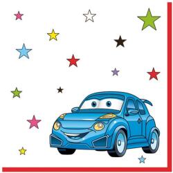  Autó Cartoon szalvéta 20 db-os 33x33 cm (PKK054684) - sandori