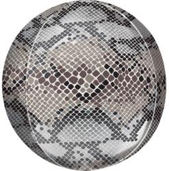  Snake Skin, Kígyó bőr Gömb fólia lufi 40 cm (DPA4211101)