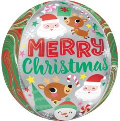  Merry Christmas Festive Friends gömb fólia lufi 40 cm (DPA4204001) - sandori