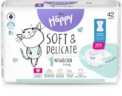 Bella Happy Soft & Delicate New Born 1 2-5 kg 42 buc