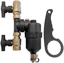 Install MagSafe iszapleválasztó, mágneses, forgatható, golyóscsappal 5/4" (Kvs=15, 2 m3/h) (AFM08 - 5/4")