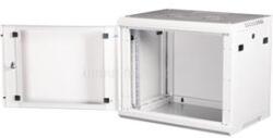 Lande PROlineB 600x450 lapraszerelt 9U 19" fali rack szekrény (szürke) (LN-WB-09U6045-LG-F) (LN-WB-09U6045-LG-F)