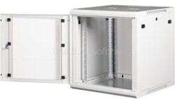 Lande PROlineB 600x600 lapraszerelt 12U 19" fali rack szekrény (szürke) (LN-WB-12U6060-LG-F) (LN-WB-12U6060-LG-F)