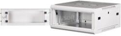 Lande PROlineB 600x600 lapraszerelt 4U 19" fali rack szekrény (szürke) (LN-WB-04U6060-LG-F) (LN-WB-04U6060-LG-F)