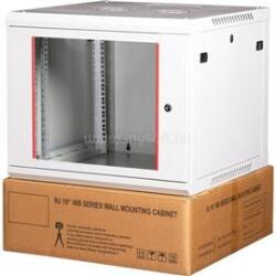 Lande PROlineB 600x600 lapraszerelt 9U 19" fali rack szekrény (szürke) (LN-WB-09U6060-LG-F) (LN-WB-09U6060-LG-F)