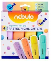 Nebulo Szövegkiemelő NEBULO pasztell 4 szín készlet (SZK4PSZ)