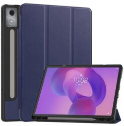 Gigapack Lenovo Idea Tab Pro (TB373FU) WIFI tok álló, bőr hatású (flip, trifold, asztali tartó, ceruza tartó) sötétkék (GP-168537)
