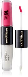 Dermacol 16H Lip Colour дълготрайно червило и гланц за устни цвят 18 Cotton Candy 2x4ml