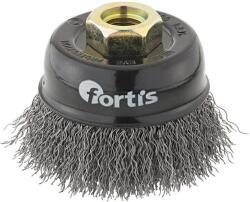 Fortis Perie oala Fortis, fir ondulat otel 0.3mm, M14, 80mm (4317784781022) - bricolaj-mag