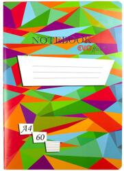 EVOffice A4-es notebook, 60 fájl, diktálás, polikróm borító, 10db / szett (EV6G13D/10)