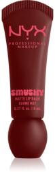 NYX Cosmetics Smushy Matte Lip Balm balsam de buze cu efect matifiant culoare Smudge Fudge 8 ml