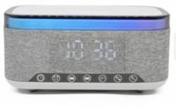 Denver Electronics CRQ-225 Rádiós ébresztőóra Bluetooth funkcióval és vezeték nélküli töltéssel szürke (CRQ-225)
