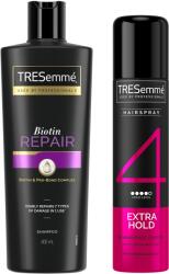 TRESemmé Biotin+Repair 7 sampon károsodott hajra, 400ml + ajándék Tresemmé mini extra tartást adó hajlakk, 100ml