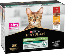 PRO PLAN 10x85g PURINA PRO PLAN Sterilised Adult Maintenance marha és csirke nedves macskatáp