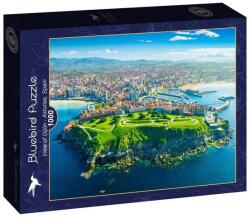 Bluebird Puzzle 1000 db-os puzzle - View of Gijón - Asturias, Spain (91027) (91027)