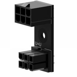 Singularitycomputers PCI Express 6 pin Táp Fekete 3cm SC-A-PCIE6-UU (SC-A-PCIE6-UU)