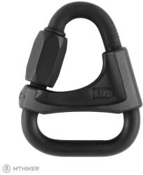 Petzl DELTA N8 háromszög alakú maillon osztóval, fekete (8 mm)