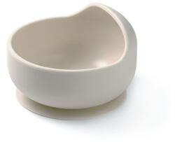 BABYONO Szilikon tányér tapadókoronggal - beige 6h+ - vital24 - 2 629 Ft