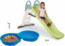 Smoby Set tobogan cu apă și nisipar cu două părți Funny Toboggan Life Smoby lungimea supafeței de alunecare 200 cm cu dublu val (SM820405-2)