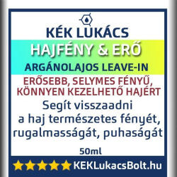 Kék-Lukács Kék Lukács Hajfény & Erő Argánolajos Leave-in hajápoló krém 50ml