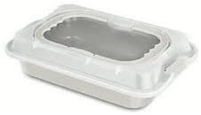 Berlinger Haus Sahara Collection tepsi titán bevonattal, műanyag fedővel, 36.5*24.5*5.5 cm (BH-8639)