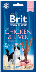 Brit Premium by Nature, Recompense pentru pisici, cu pui si ficat, 15g - fourpaws