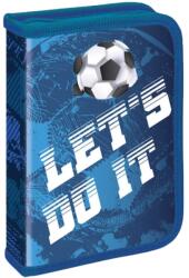 S-Cool Penar neechipat cu 1 fermoar S-COOL SC2468, Motiv let's do it (SC2468) Penar