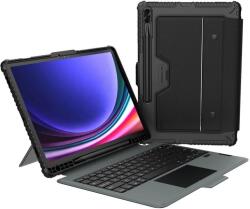Nillkin Bumper Combo billentyűzetes tok (háttérvilágításos változat) Samsung Tab S9+ készülékhez fekete - pepita