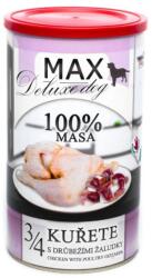 FALCO Max deluxe konzerv kutyáknak 3/4 csirke baromfi zúzával 1200g/8db