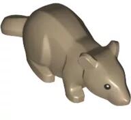 LEGO® 36756pb01c69 - LEGO sötét krémszínű patkány (36756pb01c69)