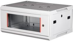 Lande PROlineB 600x450 lapraszerelt 4U 19" fali rack szekrény szürke LN-WB-04U6045-LG-F (LN-WB-04U6045-LG-F)