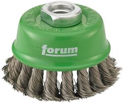 Forum Perie oala Forum, fir rasucit inox 0.5mm, M14, 65mm (4317784861618) - constructii-mag