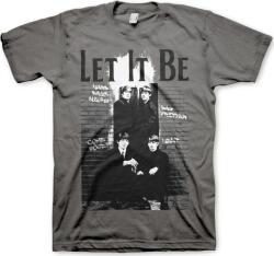The Beatles Ing Let It Be Unisex Dark Grey S (RD-1-FAB004-H8-7-AZ-S)