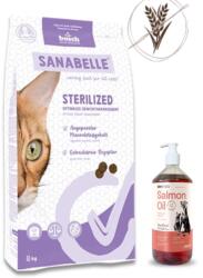  marka niezdefiniowana BOSCH Sanabelle Sterilizált 8kg +Lab-V Lazacolaj 100% Minden korú kutyáknak és macskáknak
