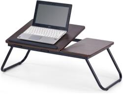 Halmar Ágy melletti asztal 23x60 cm fekete/barna V-CH-B/19-STOLIK_LAPTOP (HA0002)