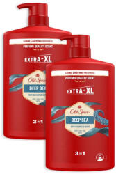 Old Spice Deep Sea 3 az 1-ben Tusfürdő és Sampon (2X1000 ml)