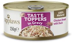 Applaws Dog Taste Toppers in Gravy mártásos csirkemell kacsával 6 x 156 g