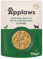 Applaws macskáknak csirkemellel és spárgával húslevesben 6 x 70 g