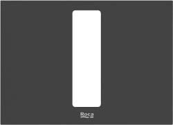 Roca Duplo S öblítő gomb lemez WC-hez fekete A890521306 (A890521306)
