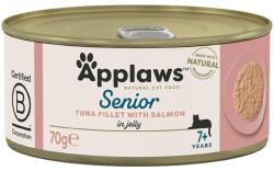 Applaws Konzerv macskáknak Senior Tonhalfilé és Lazac zselében 6 x 70 g