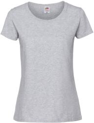 Fruit of the Loom Női Iconic 195 Premium Heather póló M szürke