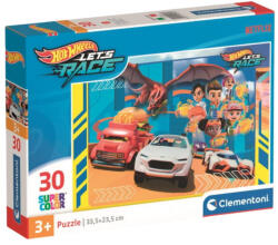 Clementoni 20284 Super Color puzzle - Hot Wheels: Adj gázt! (30 db) (20284)