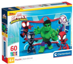 Clementoni 26595 Super Color puzzle - Marvel Spidey - Póki és Csodálatos barátai (60 db) (26595)