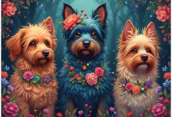 Bluebird Puzzle 91021 - Dog trio - 1000 db-os puzzle (91021)
