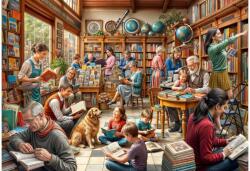 Bluebird Puzzle 91032 - Bookstore - 1000 db-os puzzle (91032)
