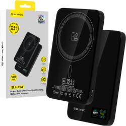 Blavec Power Bank 5000mAh BJ-04 Ultra Slim 7, 8mm - Type C - 22, 5W Magsafe 3in1 (PBBJ04-MC5B) fekete - studioeszkozok