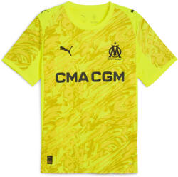 PUMA Férfi Futball Rövid Ujjú Póló Légáteresztő, Grafikus Minta 25/26 Torwarttrikot fekete|sárga