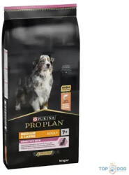 PRO PLAN Purina Pro Plan 14kg Medium & Large Adult 7+ Sensitive Skin lazac (7 éves vagy feletti kutyáknak)