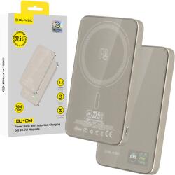 Blavec Power Bank 5000mAh BJ-04 Ultra Slim 7, 8mm - Type C - 22, 5W mágneses Magsafe 3 az 1-ben (PBBJ04-MC5GD) arany - studioeszkozok